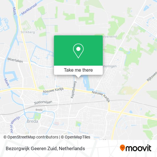 Bezorgwijk Geeren Zuid map
