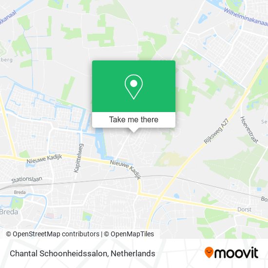 Chantal Schoonheidssalon map