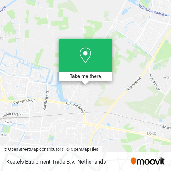 Keetels Equipment Trade B.V. Karte