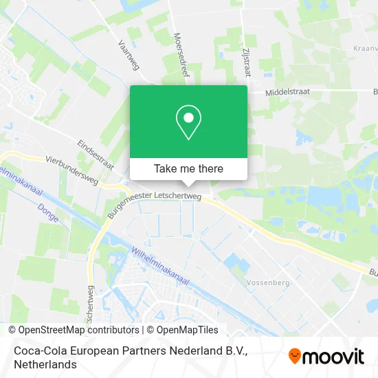 Coca-Cola European Partners Nederland B.V. map