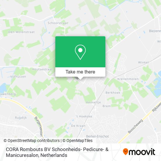 CORA Rombouts BV Schoonheids- Pedicure- & Manicuresalon map