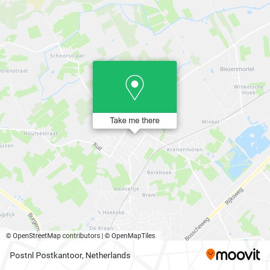 Postnl Postkantoor map
