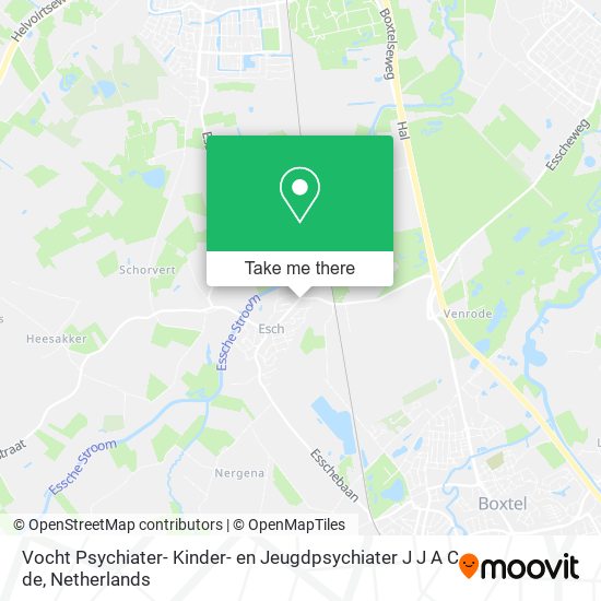 Vocht Psychiater- Kinder- en Jeugdpsychiater J J A C de Karte