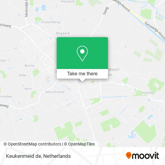 Keukenmeid de map