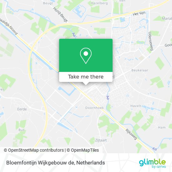 Bloemfontijn Wijkgebouw de map