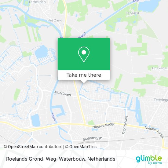 Roelands Grond- Weg- Waterbouw Karte