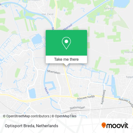 Optisport Breda map