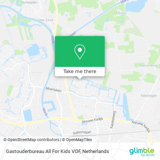Gastouderbureau All For Kids VOF map
