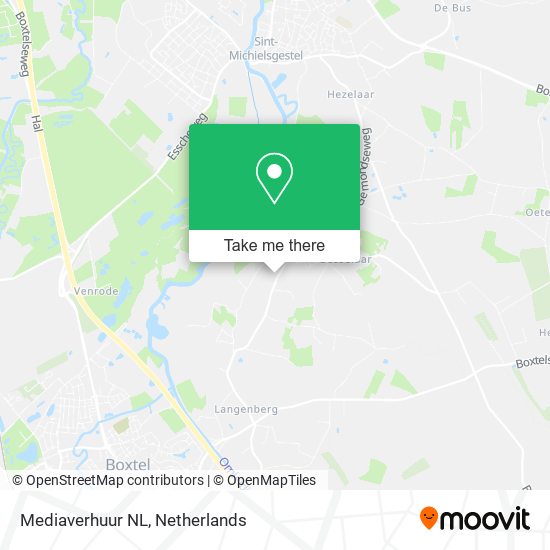 Mediaverhuur NL map