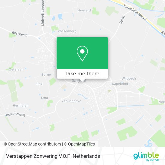 Verstappen Zonwering V.O.F. map