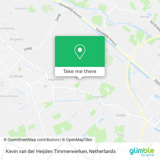 Kevin van der Heijden Timmerwerken Karte