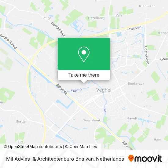 Mil Advies- & Architectenburo Bna van map
