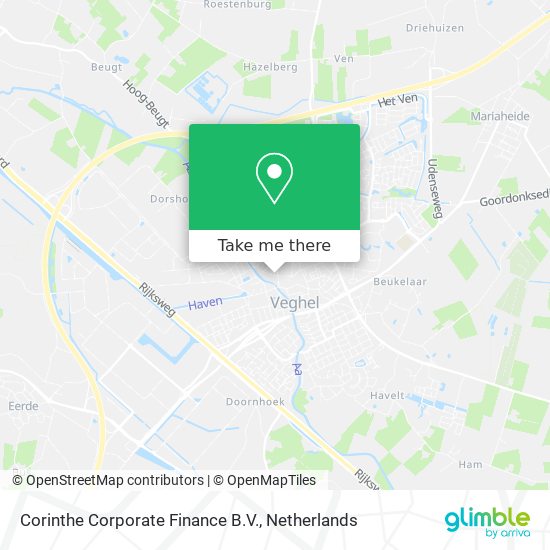 Corinthe Corporate Finance B.V. map