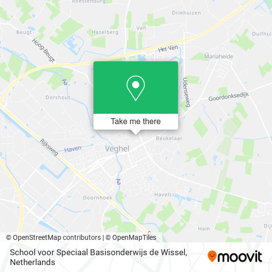 School voor Speciaal Basisonderwijs de Wissel Karte