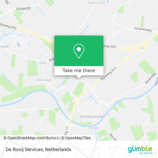 De Rooij Services map