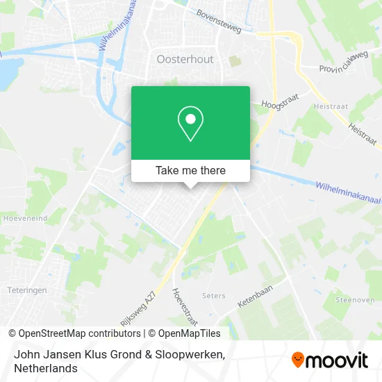 John Jansen Klus Grond & Sloopwerken map