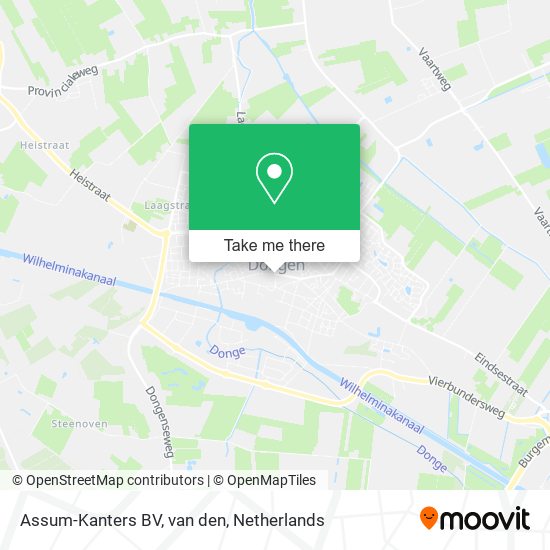 Assum-Kanters BV, van den map