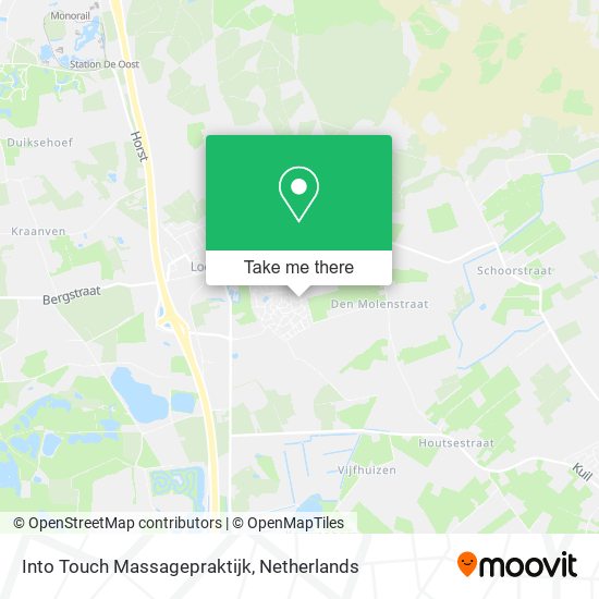 Into Touch Massagepraktijk map