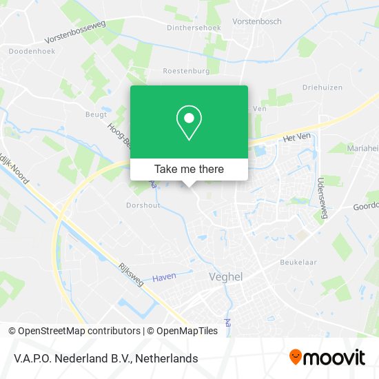 V.A.P.O. Nederland B.V. Karte