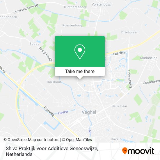 Shiva Praktijk voor Additieve Geneeswijze Karte