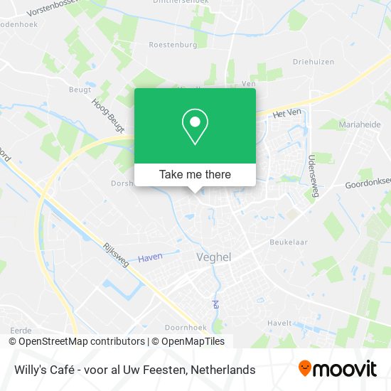 Willy's Café - voor al Uw Feesten Karte