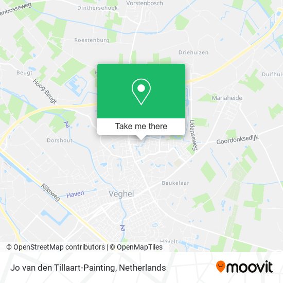 Jo van den Tillaart-Painting map