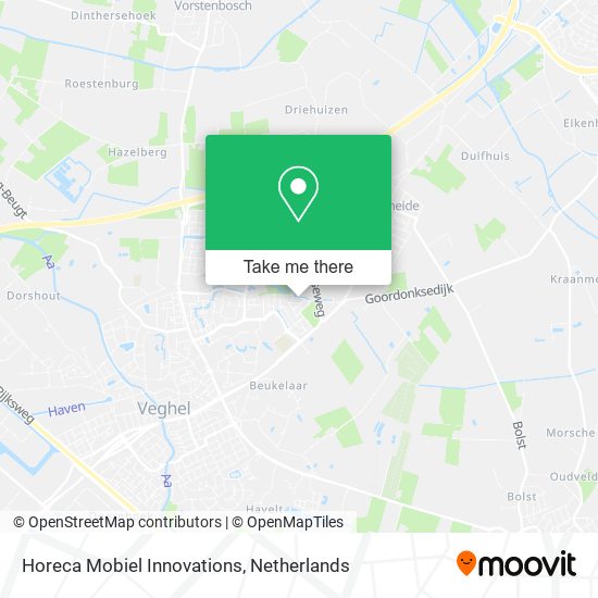 Horeca Mobiel Innovations map