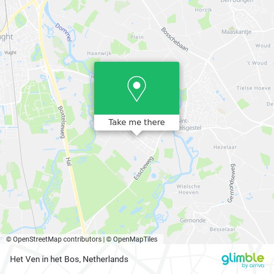 Het Ven in het Bos Karte