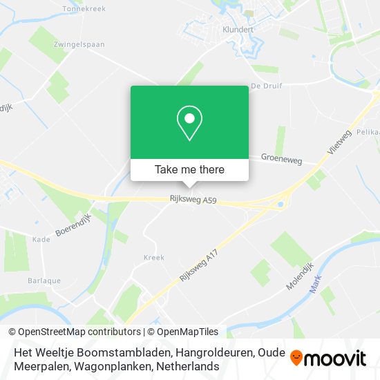 Het Weeltje Boomstambladen, Hangroldeuren, Oude Meerpalen, Wagonplanken map