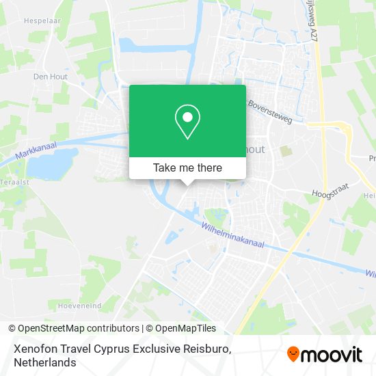 Xenofon Travel Cyprus Exclusive Reisburo map