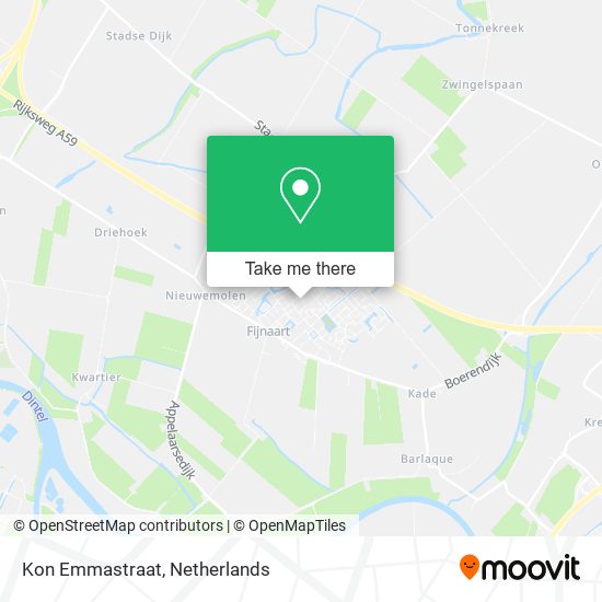 Kon Emmastraat Karte