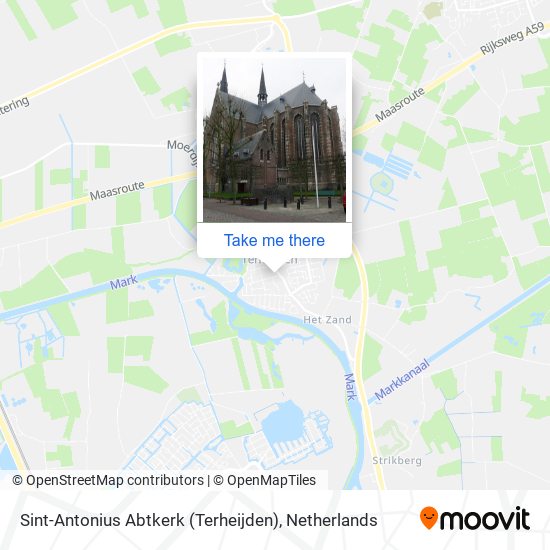 Sint-Antonius Abtkerk (Terheijden) map