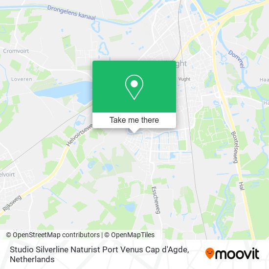 Studio Silverline Naturist Port Venus Cap d'Agde map