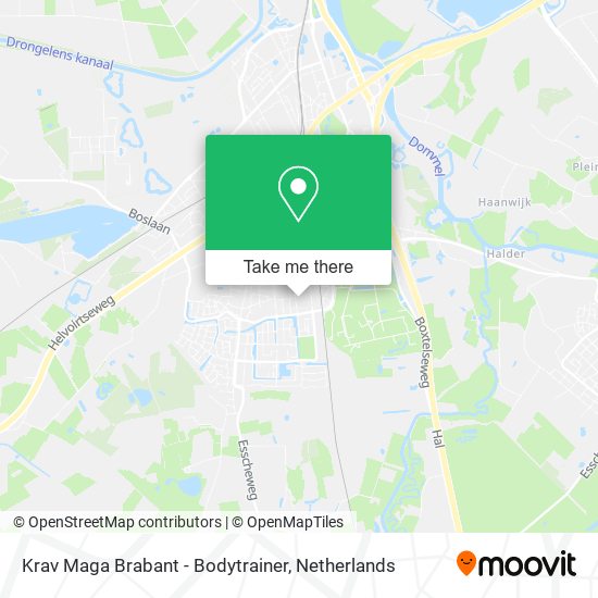 Krav Maga Brabant - Bodytrainer map