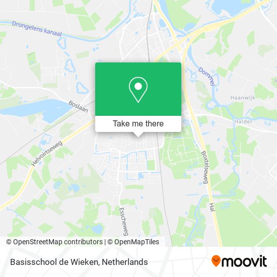 Basisschool de Wieken map