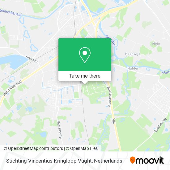 Stichting Vincentius Kringloop Vught Karte