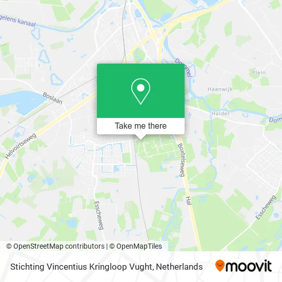 Stichting Vincentius Kringloop Vught map