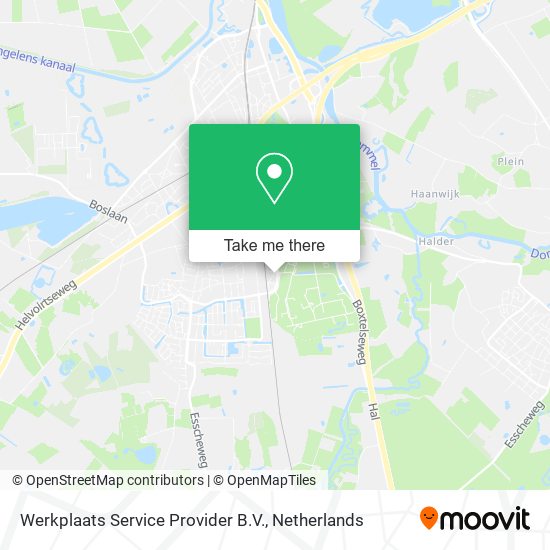 Werkplaats Service Provider B.V. map