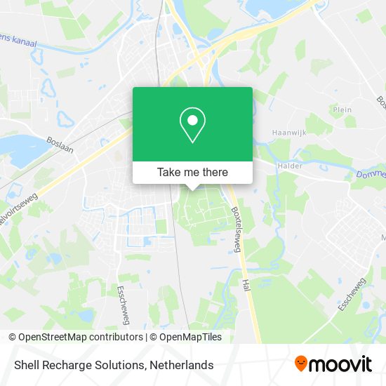 Shell Recharge Solutions map