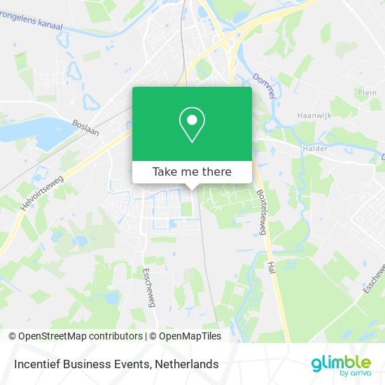 Incentief Business Events map