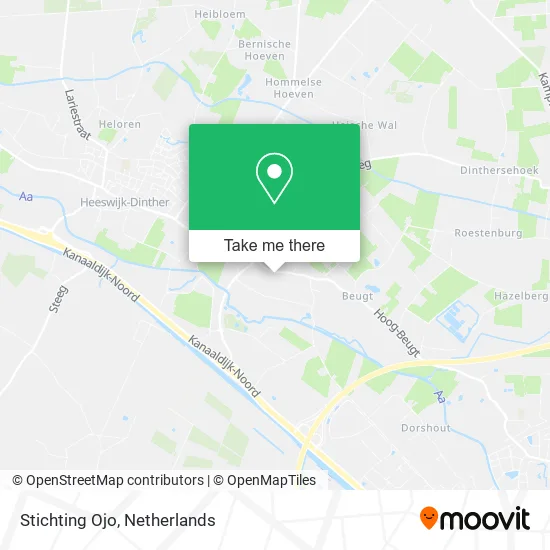 Stichting Ojo map