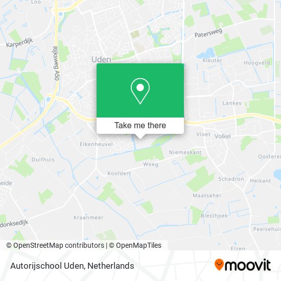 Autorijschool Uden map