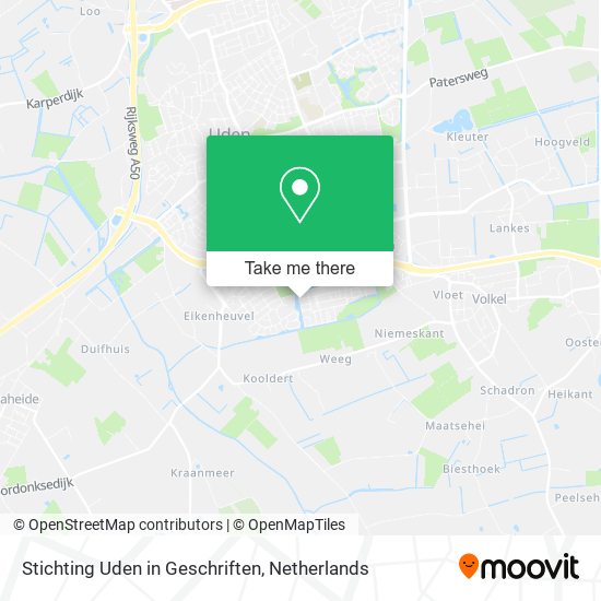 Stichting Uden in Geschriften Karte