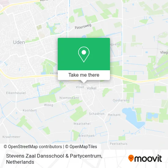 Stevens Zaal Dansschool & Partycentrum map