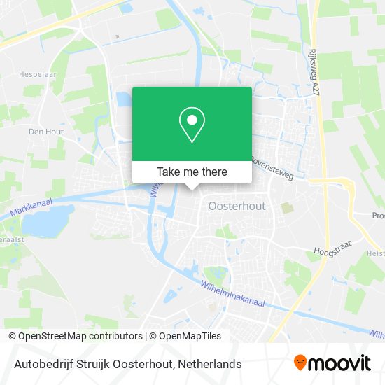 Autobedrijf Struijk Oosterhout Karte