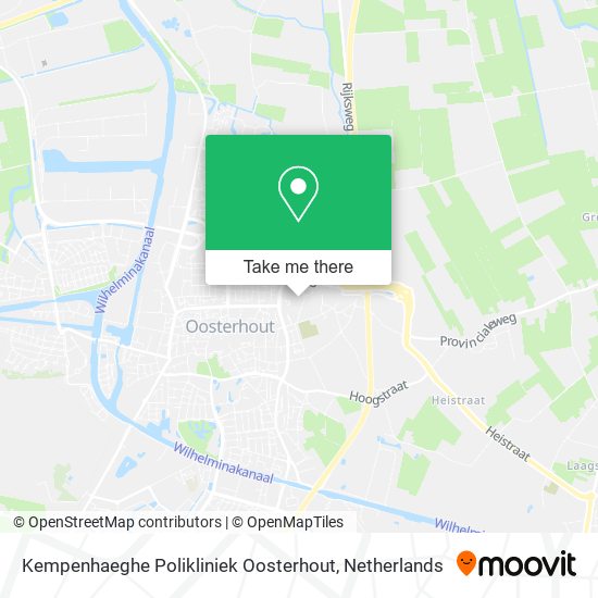 Kempenhaeghe Polikliniek Oosterhout Karte