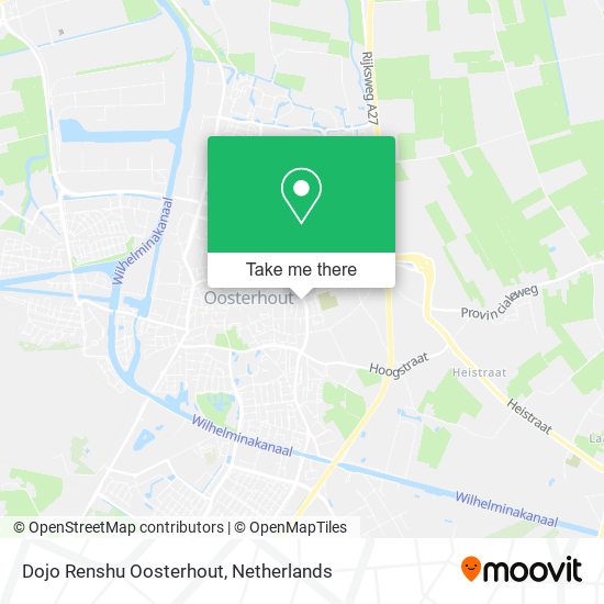 Dojo Renshu Oosterhout map