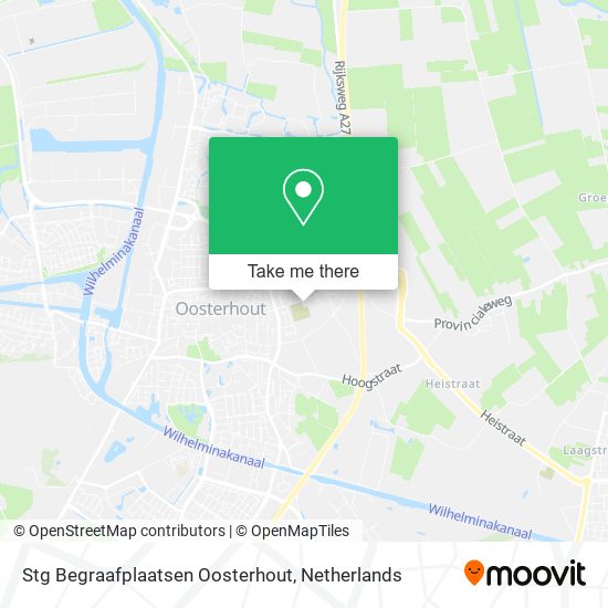 Stg Begraafplaatsen Oosterhout Karte