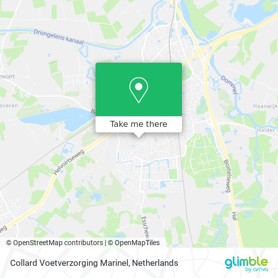 Collard Voetverzorging Marinel map