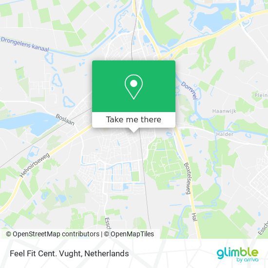 Feel Fit Cent. Vught map